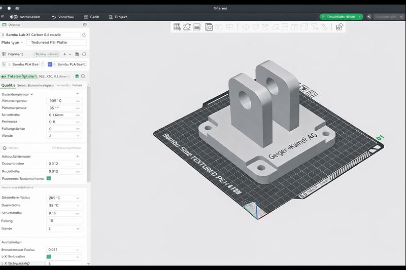 CAD-Konstruktion & 3D-Druck für Prototypen – Geiger + Kamer AG, Mönchaltorf (ZH)